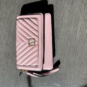 Small pink wallet